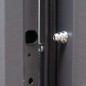 Haustür Aluminium Anthrazit 90x200 cm Haustür Aluminium Anthrazit 90x200 cm