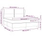 vidaXL Boxspringbett mit Matratze Schwarz 160x200 cm Samt vidaXL Boxspringbett mit Matratze Schwarz 160x200 cm Samt