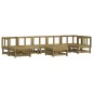 vidaXL 8-tlg. Garten-Lounge-Set Kiefernholz Imprägniert vidaXL 8-tlg. Garten-Lounge-Set Kiefernholz Imprägniert