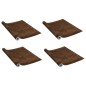 Türfolien Selbstklebend 4 Stk. Dunkle Eiche 210x90 cm PVC Türfolien Selbstklebend 4 Stk. Dunkle Eiche 210x90 cm PVC