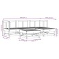 vidaXL 5-tlg. Garten-Lounge-Set Massivholz Kiefer vidaXL 5-tlg. Garten-Lounge-Set Massivholz Kiefer