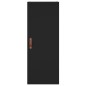 vidaXL Highboard Schwarz 34,5x34x180 cm Holzwerkstoff vidaXL Highboard Schwarz 34,5x34x180 cm Holzwerkstoff