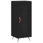 vidaXL Highboard Schwarz 34,5x34x180 cm Holzwerkstoff vidaXL Highboard Schwarz 34,5x34x180 cm Holzwerkstoff
