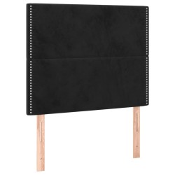 vidaXL Kopfteile 2 Stk. Schwarz 80x5x78/88 cm Samt