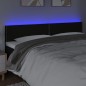 vidaXL LED Kopfteil Schwarz 160x5x78/88 cm Stoff vidaXL LED Kopfteil Schwarz 160x5x78/88 cm Stoff