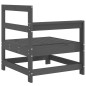 vidaXL Garten-Ecksofas 2 Stk. Grau Massivholz Kiefer vidaXL Garten-Ecksofas 2 Stk. Grau Massivholz Kiefer