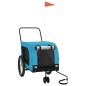 vidaXL Fahrradanhänger Hunde Blau und Schwarz Oxford-Gewebe & Eisen vidaXL Fahrradanhänger Hunde Blau und Schwarz Oxford-Gewebe & Eisen