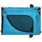 vidaXL Fahrradanhänger Hunde Blau und Schwarz Oxford-Gewebe & Eisen vidaXL Fahrradanhänger Hunde Blau und Schwarz Oxford-Gewebe & Eisen