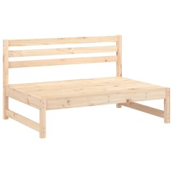 vidaXL Garten-Mittelsofa 120x80 cm Massivholz Kiefer