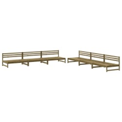 vidaXL 6-tlg. Garten-Lounge-Set Imprägniertes Kiefernholz