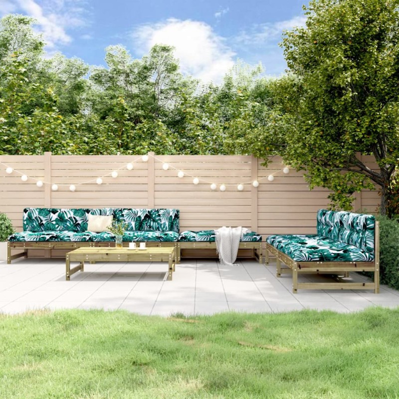 vidaXL 6-tlg. Garten-Lounge-Set Imprägniertes Kiefernholz vidaXL 6-tlg. Garten-Lounge-Set Imprägniertes Kiefernholz