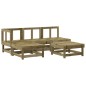 vidaXL 5-tlg. Garten-Lounge-Set Kiefernholz Imprägniert vidaXL 5-tlg. Garten-Lounge-Set Kiefernholz Imprägniert
