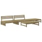 vidaXL 4-tlg. Garten-Lounge-Set Kiefernholz Imprägniert vidaXL 4-tlg. Garten-Lounge-Set Kiefernholz Imprägniert