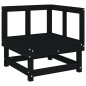 vidaXL 8-tlg. Garten-Lounge-Set Schwarz Massivholz Kiefer vidaXL 8-tlg. Garten-Lounge-Set Schwarz Massivholz Kiefer