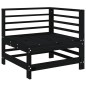 vidaXL 8-tlg. Garten-Lounge-Set Schwarz Massivholz Kiefer vidaXL 8-tlg. Garten-Lounge-Set Schwarz Massivholz Kiefer
