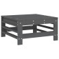 vidaXL 8-tlg. Garten-Lounge-Set Grau Massivholz Kiefer vidaXL 8-tlg. Garten-Lounge-Set Grau Massivholz Kiefer