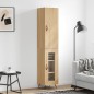 Highboard Sonoma-Eiche 34,5x34x180 cm Holzwerkstoff Highboard Sonoma-Eiche 34,5x34x180 cm Holzwerkstoff