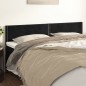 vidaXL Kopfteile 2 Stk. Schwarz 80x5x78/88 cm Samt vidaXL Kopfteile 2 Stk. Schwarz 80x5x78/88 cm Samt