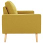 vidaXL 3-Sitzer-Sofa Gelb Stoff vidaXL 3-Sitzer-Sofa Gelb Stoff