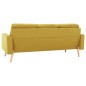 vidaXL 3-Sitzer-Sofa Gelb Stoff vidaXL 3-Sitzer-Sofa Gelb Stoff