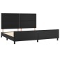 vidaXL Bettgestell mit Kopfteil Schwarz 200x200 cm Kunstleder vidaXL Bettgestell mit Kopfteil Schwarz 200x200 cm Kunstleder
