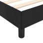 vidaXL Bettgestell mit Kopfteil Schwarz 160x200 cm Samt vidaXL Bettgestell mit Kopfteil Schwarz 160x200 cm Samt