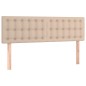 vidaXL Boxspringbett mit Matratze & LED Cappuccino-Braun 140x190cm vidaXL Boxspringbett mit Matratze & LED Cappuccino-Braun 140x190cm