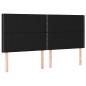 vidaXL Boxspringbett mit Matratze Schwarz 160x200 cm Stoff vidaXL Boxspringbett mit Matratze Schwarz 160x200 cm Stoff