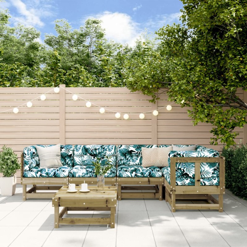 vidaXL 6-tlg. Garten-Lounge-Set Imprägniertes Kiefernholz vidaXL 6-tlg. Garten-Lounge-Set Imprägniertes Kiefernholz