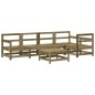 vidaXL 6-tlg. Garten-Lounge-Set Imprägniertes Kiefernholz vidaXL 6-tlg. Garten-Lounge-Set Imprägniertes Kiefernholz