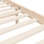 vidaXL Massivholzbett mit Kopfteil 140x190 cm vidaXL Massivholzbett mit Kopfteil 140x190 cm