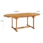 vidaXL 7-tlg. Garten-Essgruppe Massivholz Teak vidaXL 7-tlg. Garten-Essgruppe Massivholz Teak