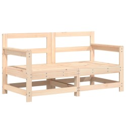 vidaXL Garten-Ecksofas 2 Stk. Massivholz Kiefer