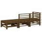 vidaXL 3-tlg. Garten-Lounge-Set Honigbraun Massivholz Kiefer vidaXL 3-tlg. Garten-Lounge-Set Honigbraun Massivholz Kiefer