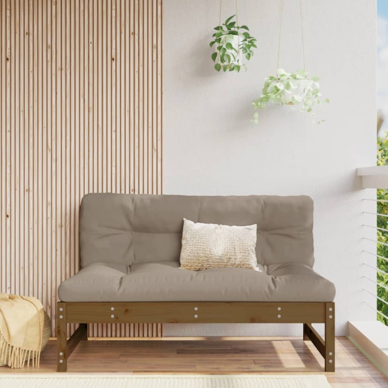 vidaXL Garten-Mittelsofa Honigbraun 120x80 cm Massivholz Kiefer vidaXL Garten-Mittelsofa Honigbraun 120x80 cm Massivholz Kiefer