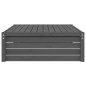 vidaXL Gartenhocker Grau 120x80 cm Massivholz Kiefer vidaXL Gartenhocker Grau 120x80 cm Massivholz Kiefer