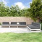 vidaXL 6-tlg. Garten-Lounge-Set Weiß Massivholz Kiefer vidaXL 6-tlg. Garten-Lounge-Set Weiß Massivholz Kiefer