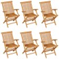 vidaXL 7-tlg. Garten-Essgruppe Massivholz Teak vidaXL 7-tlg. Garten-Essgruppe Massivholz Teak