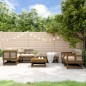 vidaXL 8-tlg. Garten-Lounge-Set Honigbraun Massivholz Kiefer vidaXL 8-tlg. Garten-Lounge-Set Honigbraun Massivholz Kiefer