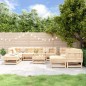 vidaXL 11-tlg. Garten-Lounge-Set Massivholz Kiefer vidaXL 11-tlg. Garten-Lounge-Set Massivholz Kiefer