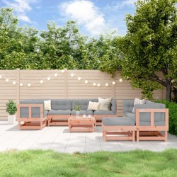 vidaXL 10-tlg. Garten-Lounge-Set Massivholz Douglasie