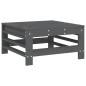 vidaXL 6-tlg. Garten-Lounge-Set Grau Massivholz Kiefer vidaXL 6-tlg. Garten-Lounge-Set Grau Massivholz Kiefer