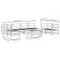 vidaXL 8-tlg. Garten-Lounge-Set Massivholz Kiefer vidaXL 8-tlg. Garten-Lounge-Set Massivholz Kiefer