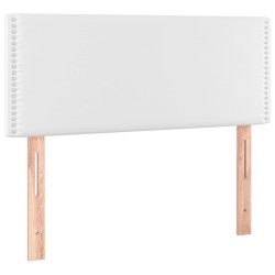 vidaXL Kopfteil Weiß 90x5x78/88 cm Kunstleder