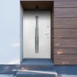 Haustür Aluminium Weiß 110x207,5 cm Haustür Aluminium Weiß 110x207,5 cm