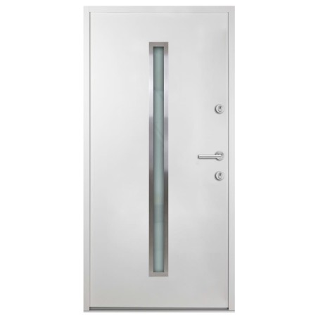 Haustür Aluminium Weiß 110x207,5 cm