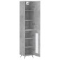 Highboard Betongrau 34,5x34x180 cm Holzwerkstoff Highboard Betongrau 34,5x34x180 cm Holzwerkstoff