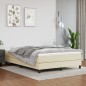 vidaXL Taschenfederkernmatratze Creme 140x190x20 cm Kunstleder vidaXL Taschenfederkernmatratze Creme 140x190x20 cm Kunstleder