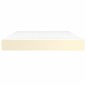vidaXL Taschenfederkernmatratze Creme 140x190x20 cm Kunstleder vidaXL Taschenfederkernmatratze Creme 140x190x20 cm Kunstleder