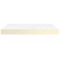 vidaXL Taschenfederkernmatratze Creme 140x190x20 cm Kunstleder vidaXL Taschenfederkernmatratze Creme 140x190x20 cm Kunstleder